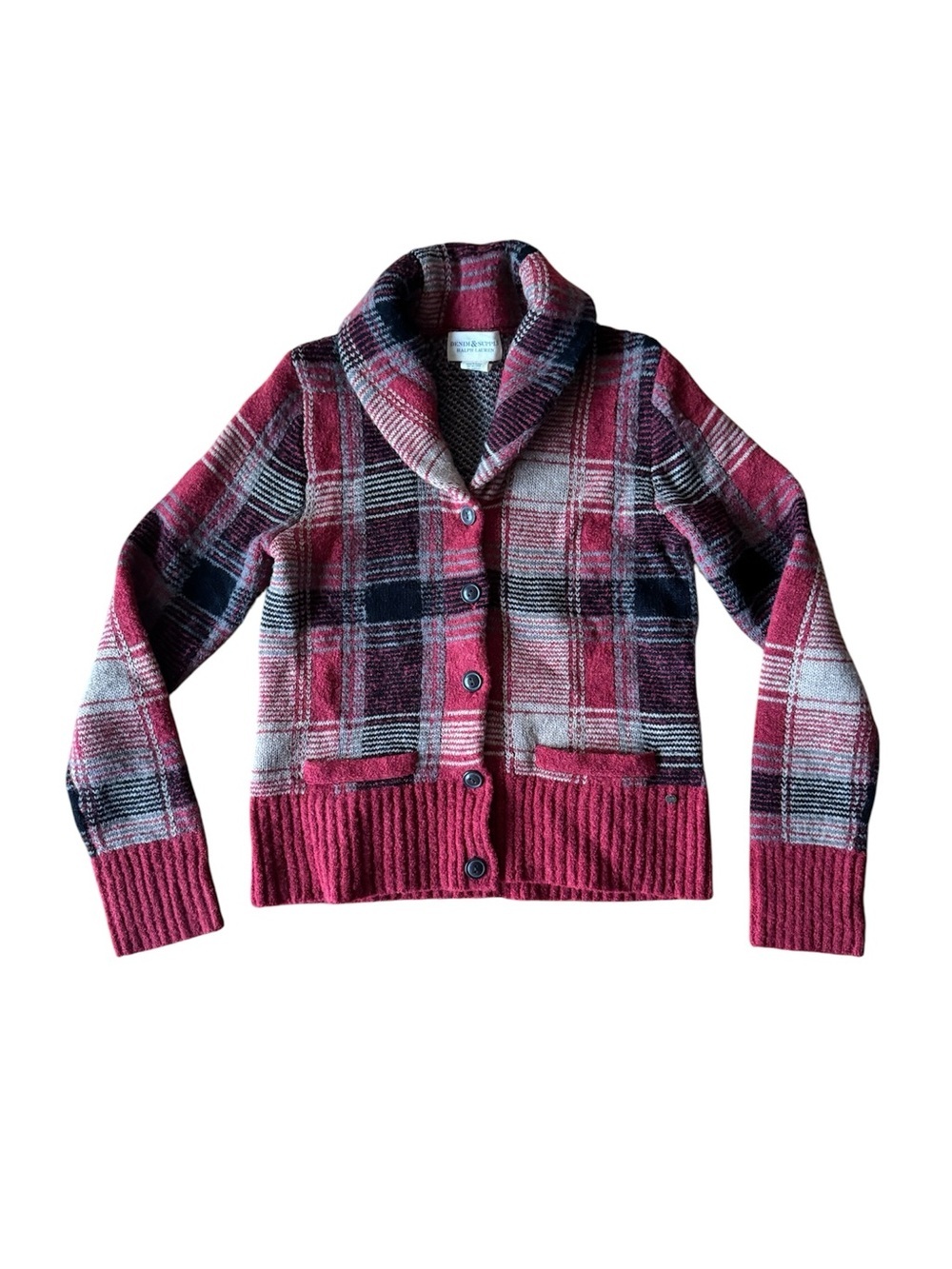 Ralph Lauren Denim & Supply Small Cardigan Sweater Dark Academia Collegiate